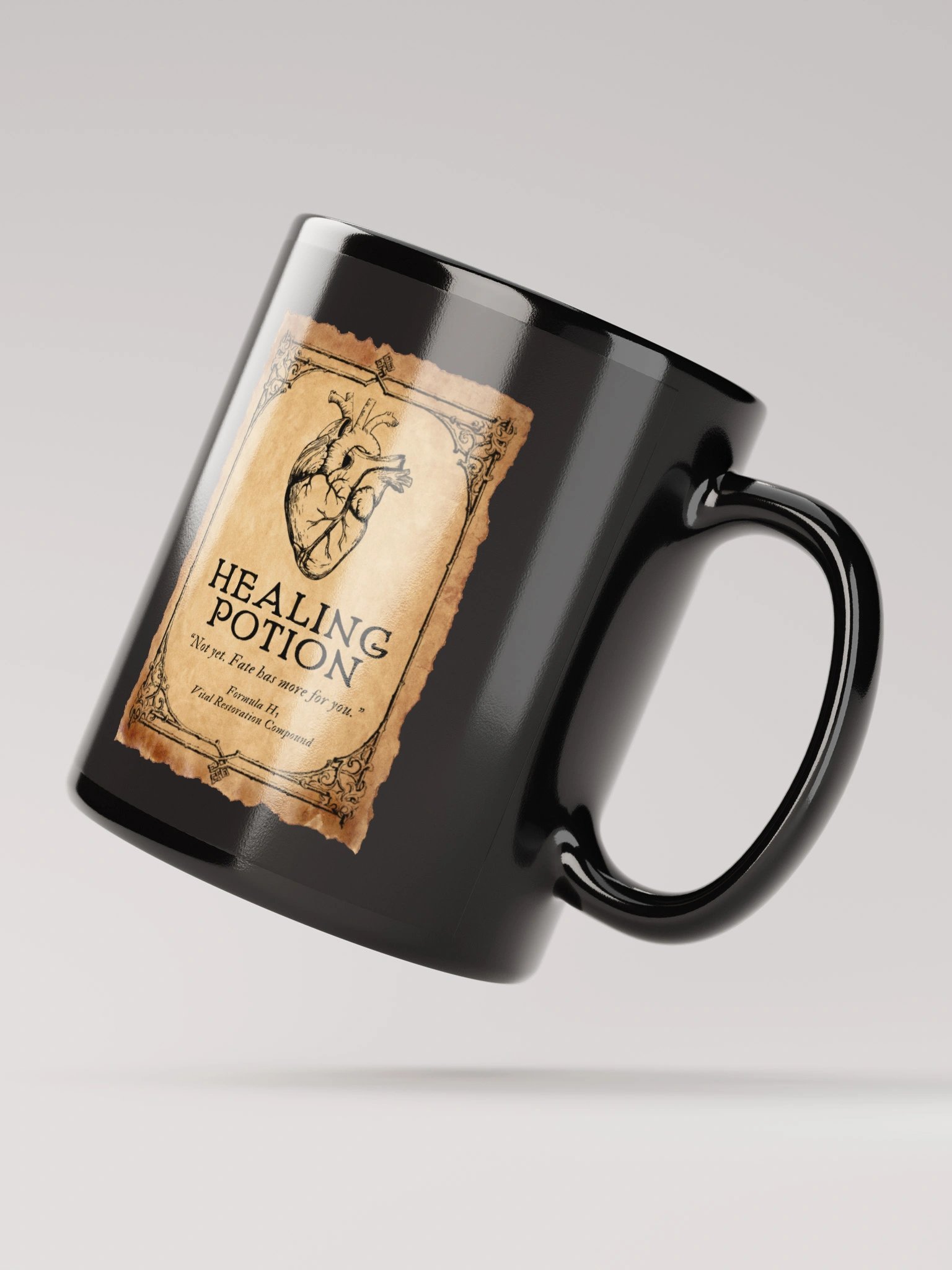 Dark Healing Potion Mug (Parchment Version) product image (2)