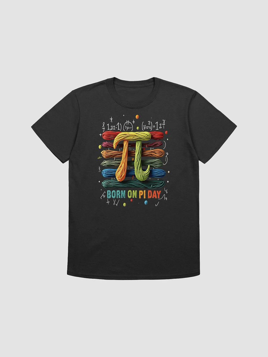 Born on Pi Day T-Shirt - Colorful Yarn Art Math Design | Geek & Nerd Gift product image (2)