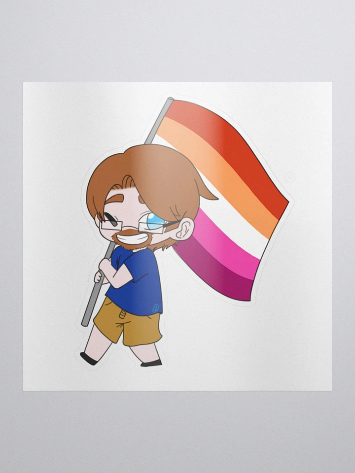 Shemp Lesbian Sticker! product image (1)