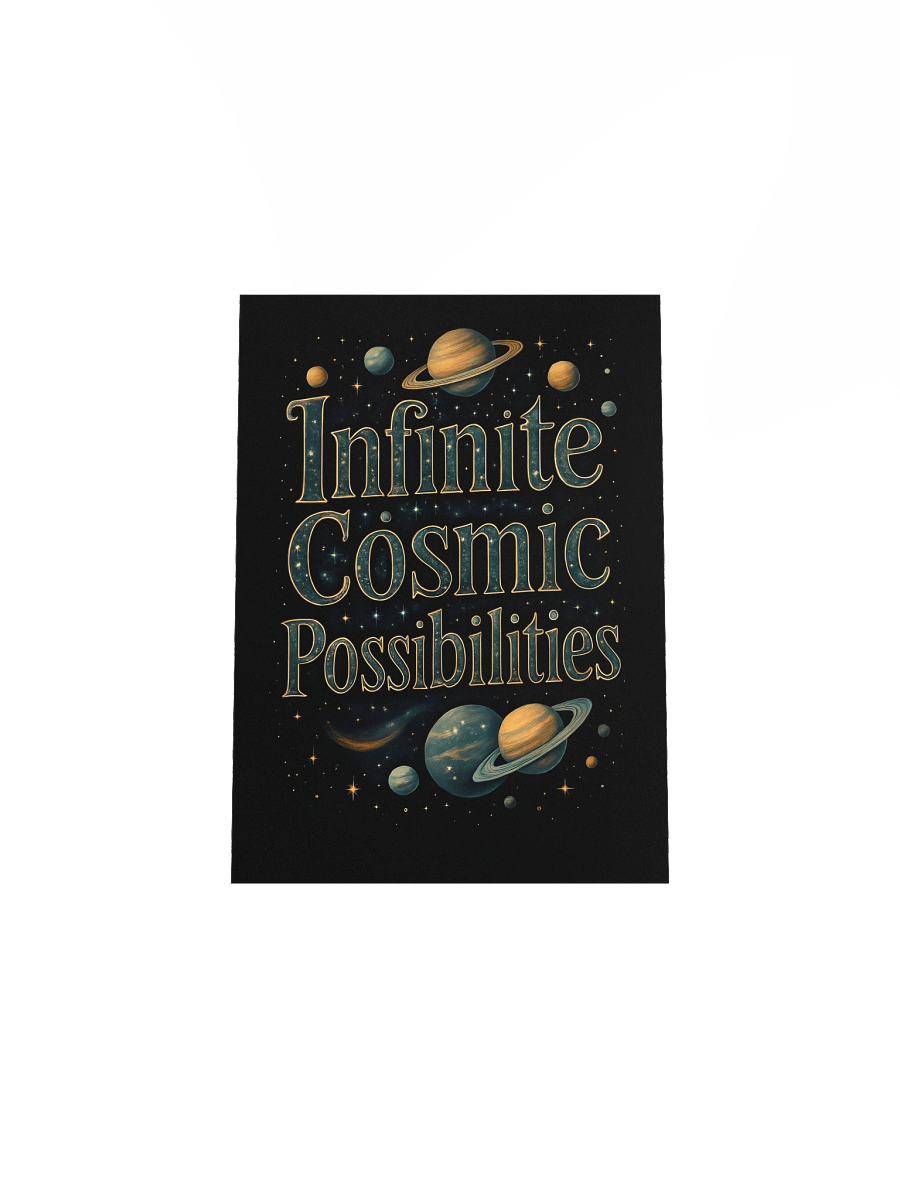 Infinite Cosmic Possibilities Cosmic Green Poster product image (7)