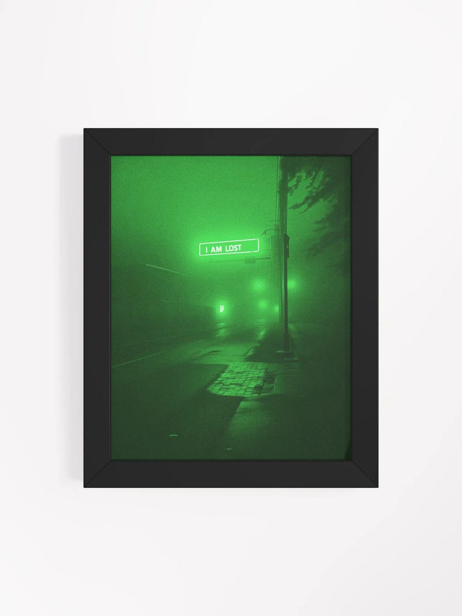 "I am lost" Framed Poster product image (52)