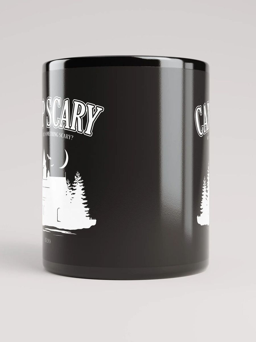 Camp Scary Black Glossy Mug product image (3)