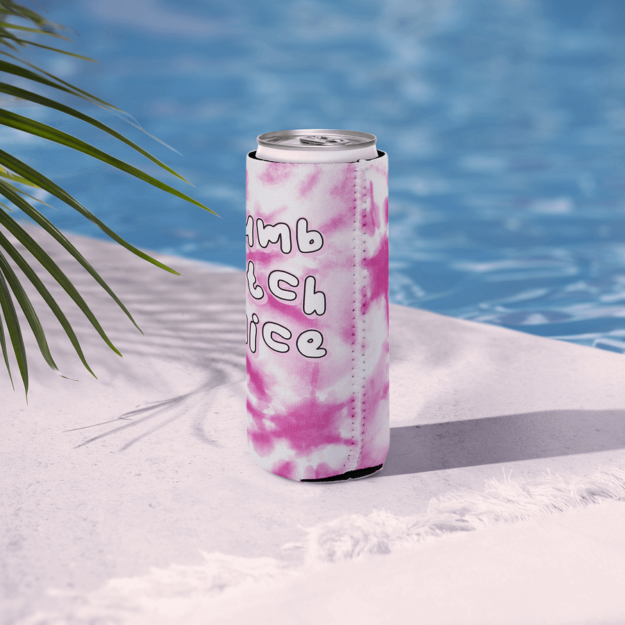 Dumb Bitch Juice Coozie - Pink Tie Dye product image (15)