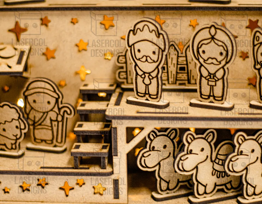 Nativity Scene - Christmas Gift - Laser Cut Files product image (10)