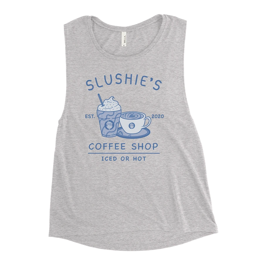 Slushie's Coffee Shop (Blue) | Women's Muscle Tank product image (1)