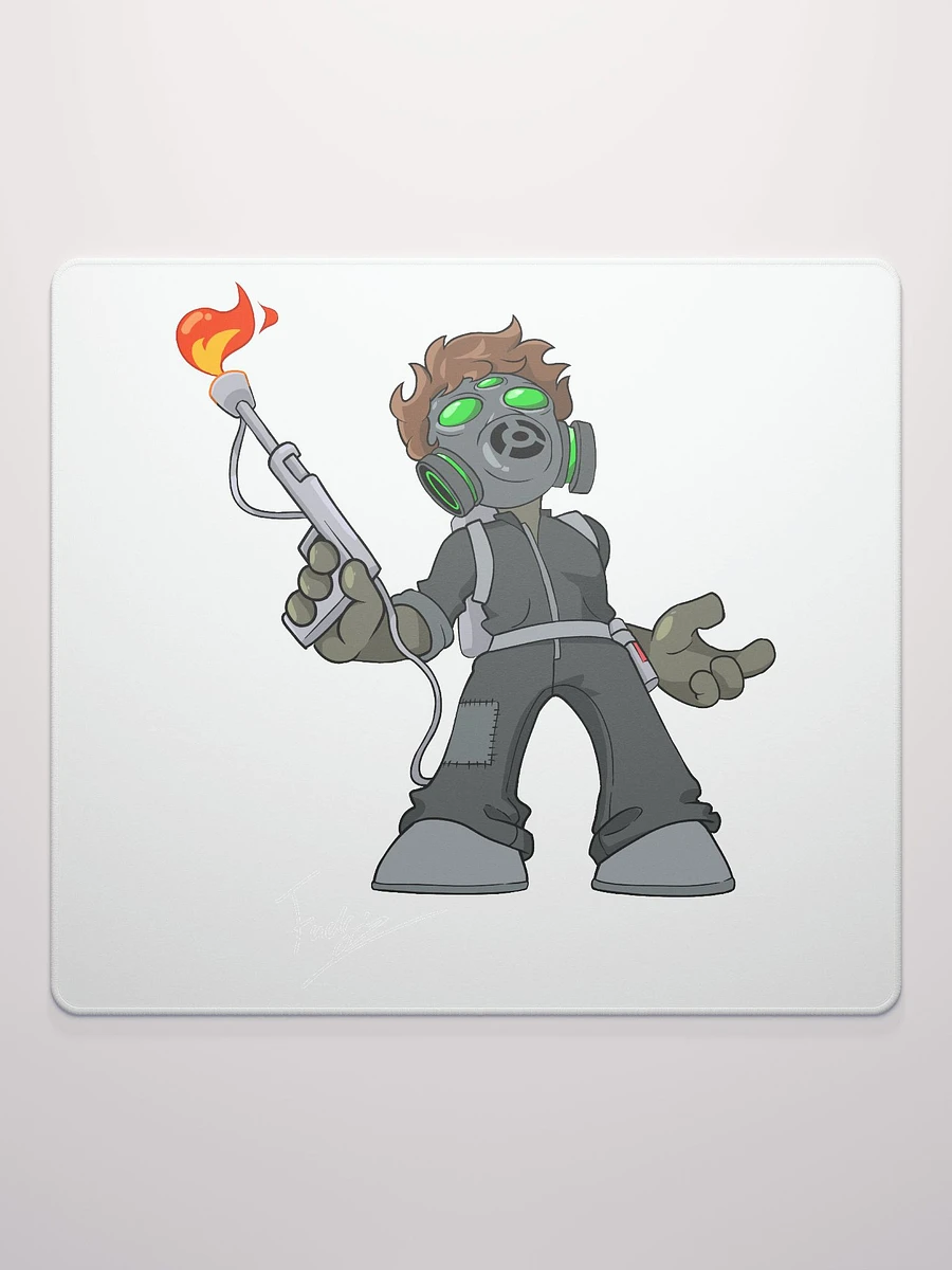 Flamethrower Warrior Mouse Pad product image (2)