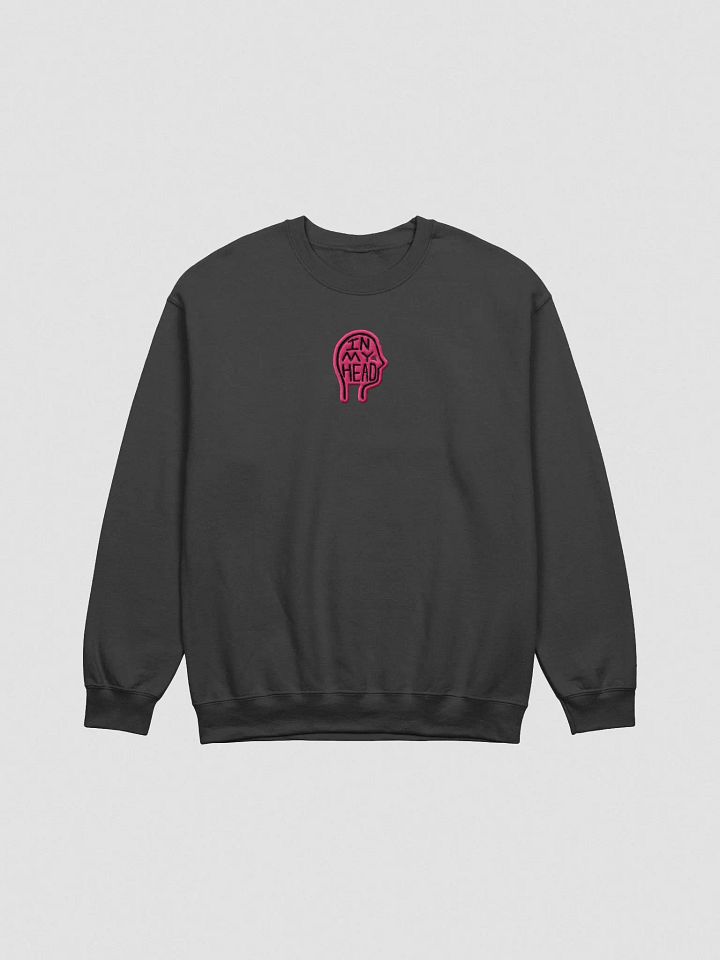 In My Head embroidered crewneck (pink contrast design) product image (2)