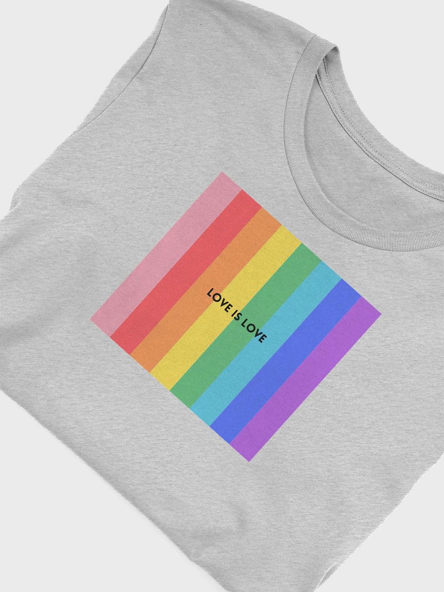 Love is Love Fitted Tee. product image (45)