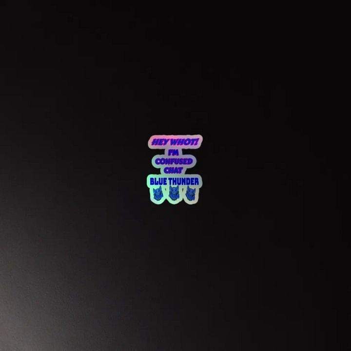 Blue Thunder Digital Glitch Cybernetic Sticker Pack product image (2)