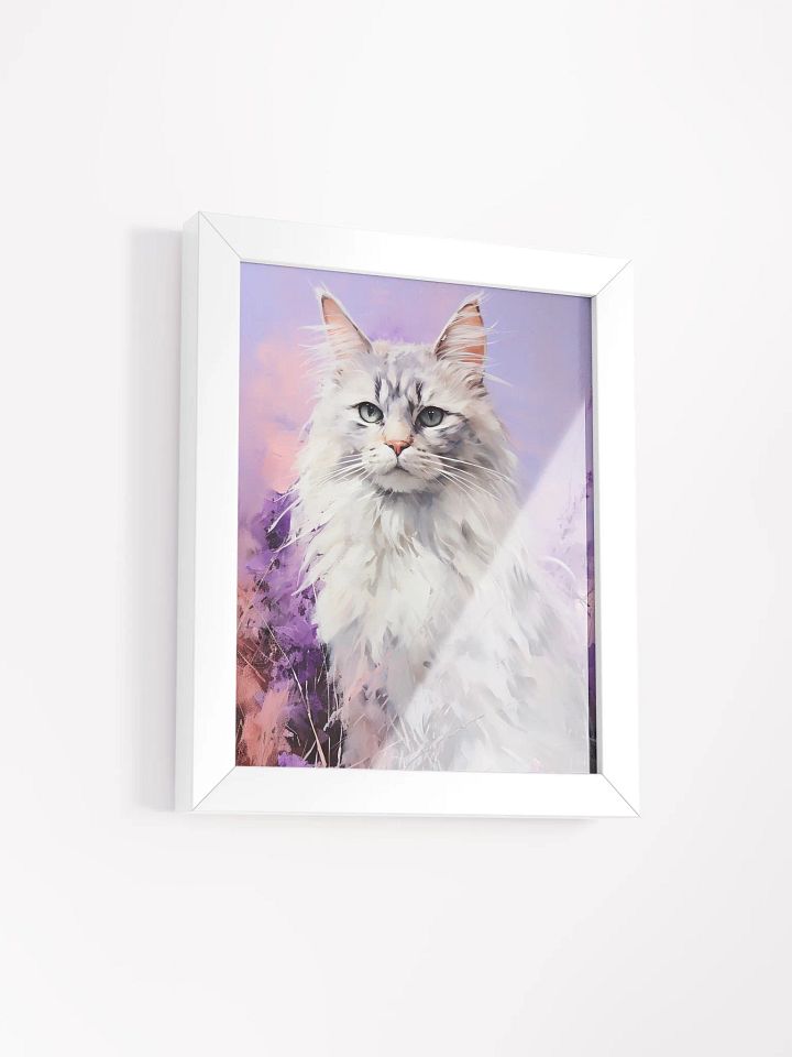Ethereal Blue-eyed Cat Framed Poster product image (2)