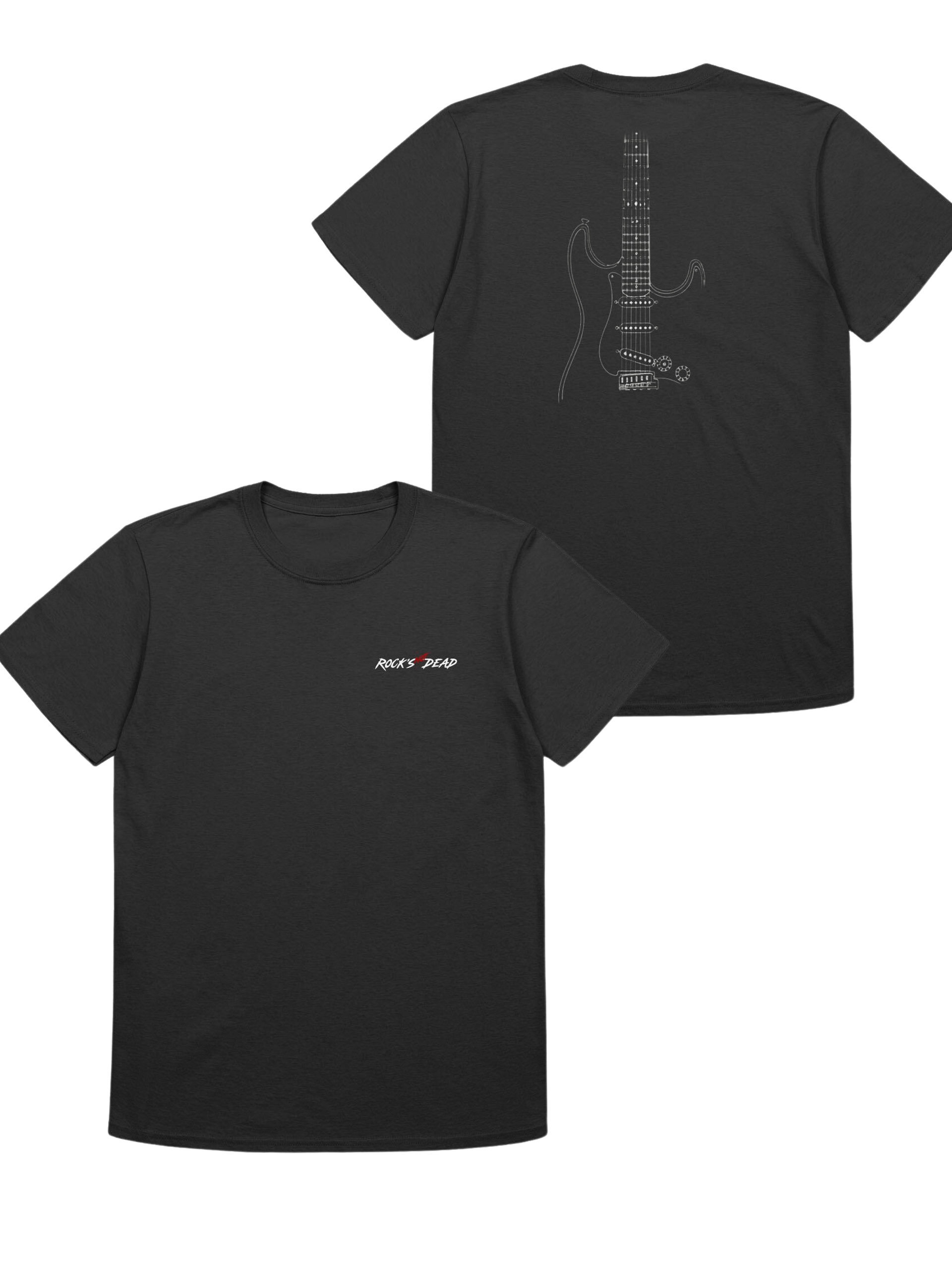 Rock's Not Dead Strat Guitar T-Shirt product image (1)