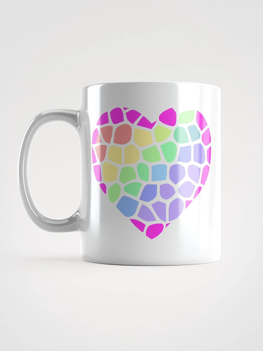 Double Down Heart Mug - White product image (11)