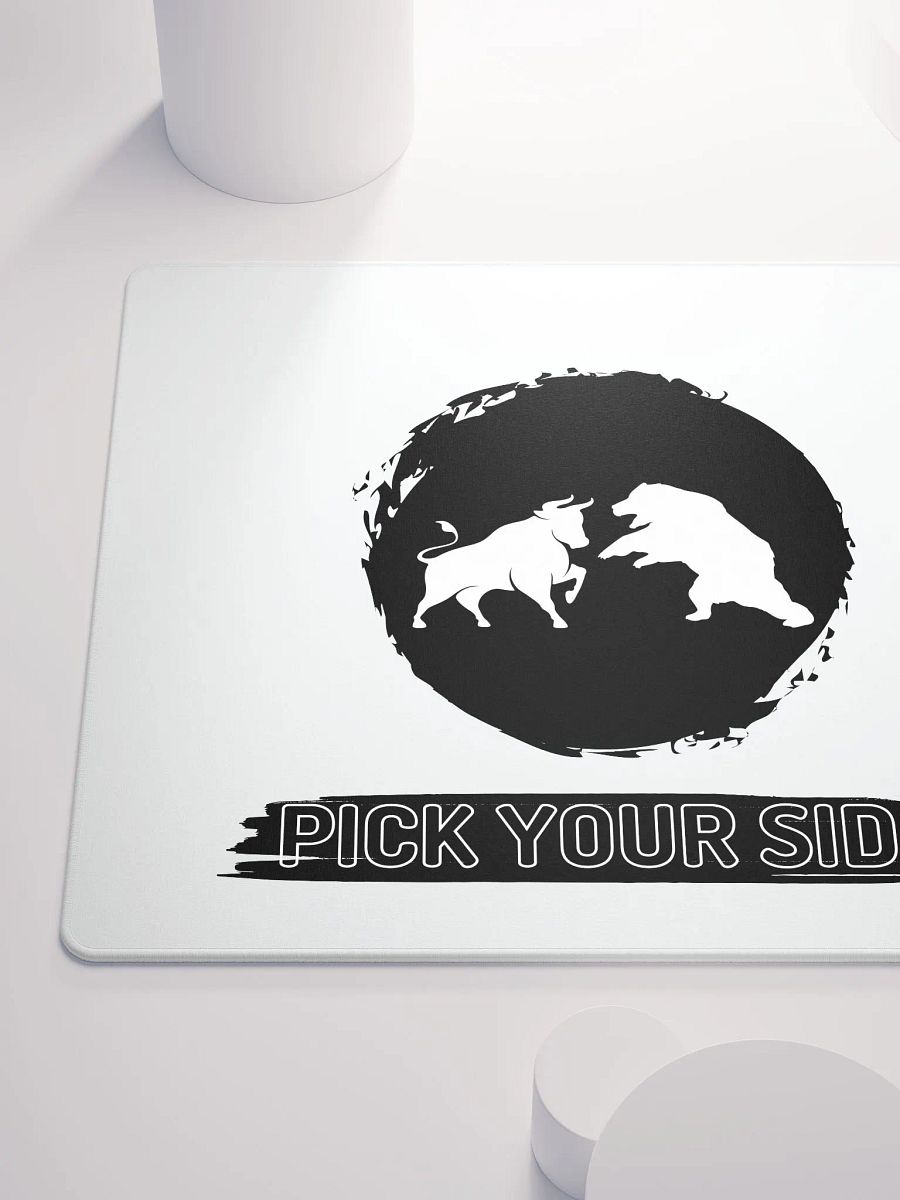 Bull Bear Pick Your Side Large Mousepad product image (6)