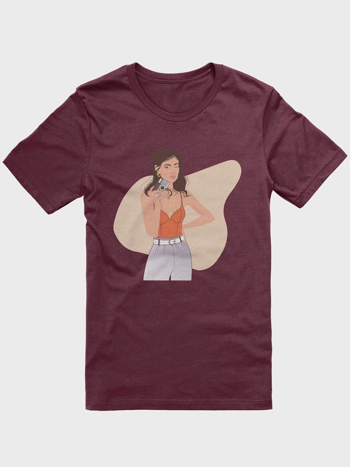 Maroon T-shirt for Women product image (1)
