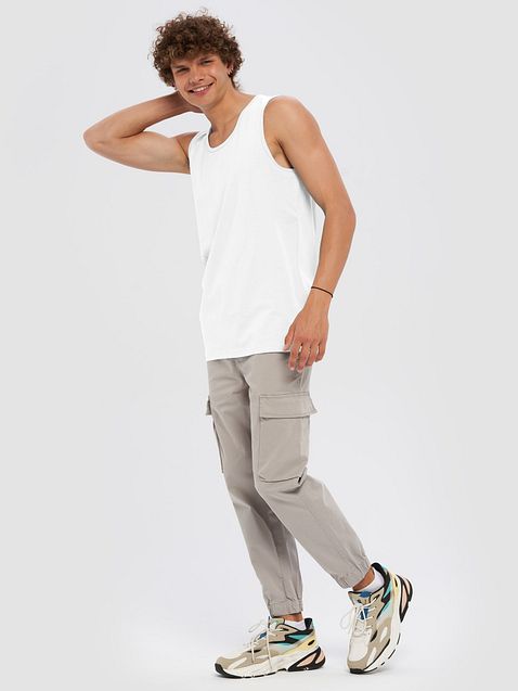 Photo showing Cotton Heritage Men's Premium Tank Top