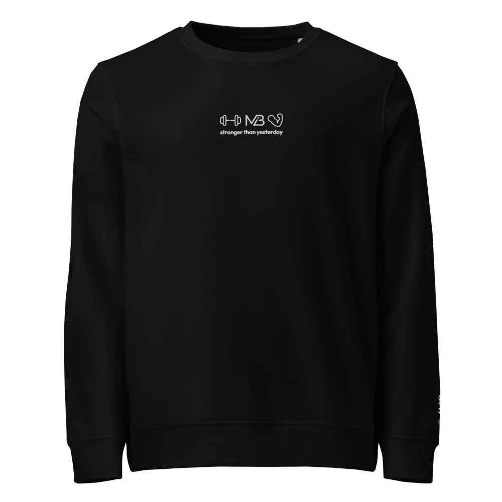 stronger than yesterday Organic Sweatshirt product image (4)