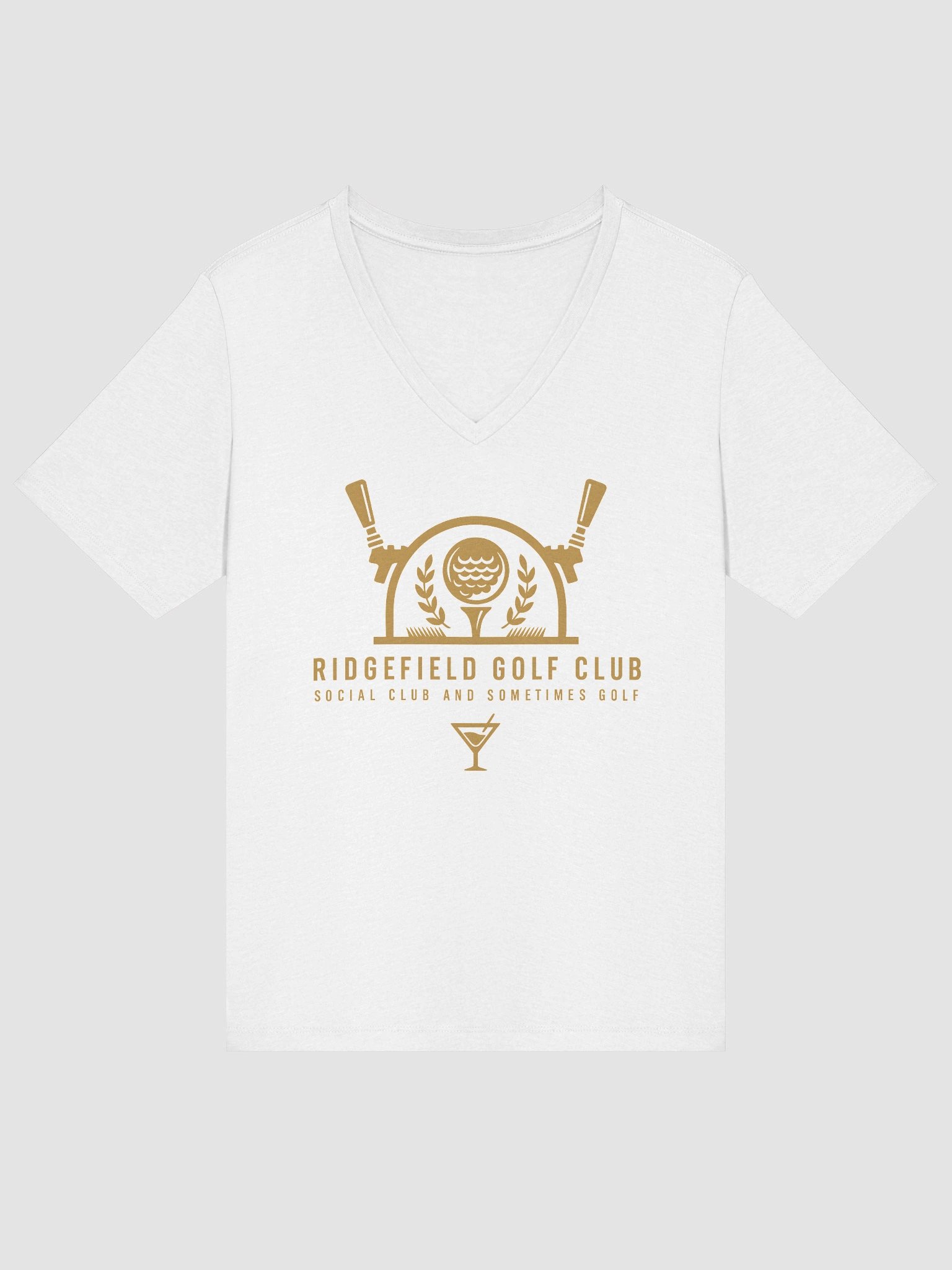 Ridgefield Golf Club Logo Women's V-Neck Tee product image (10)