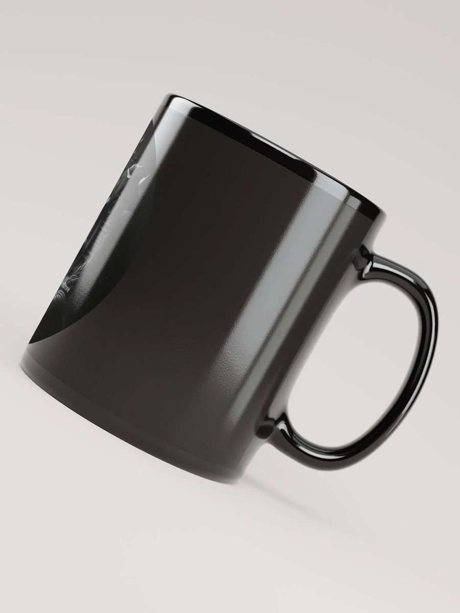 Mystical Monogram Black Glossy Mug product image (7)