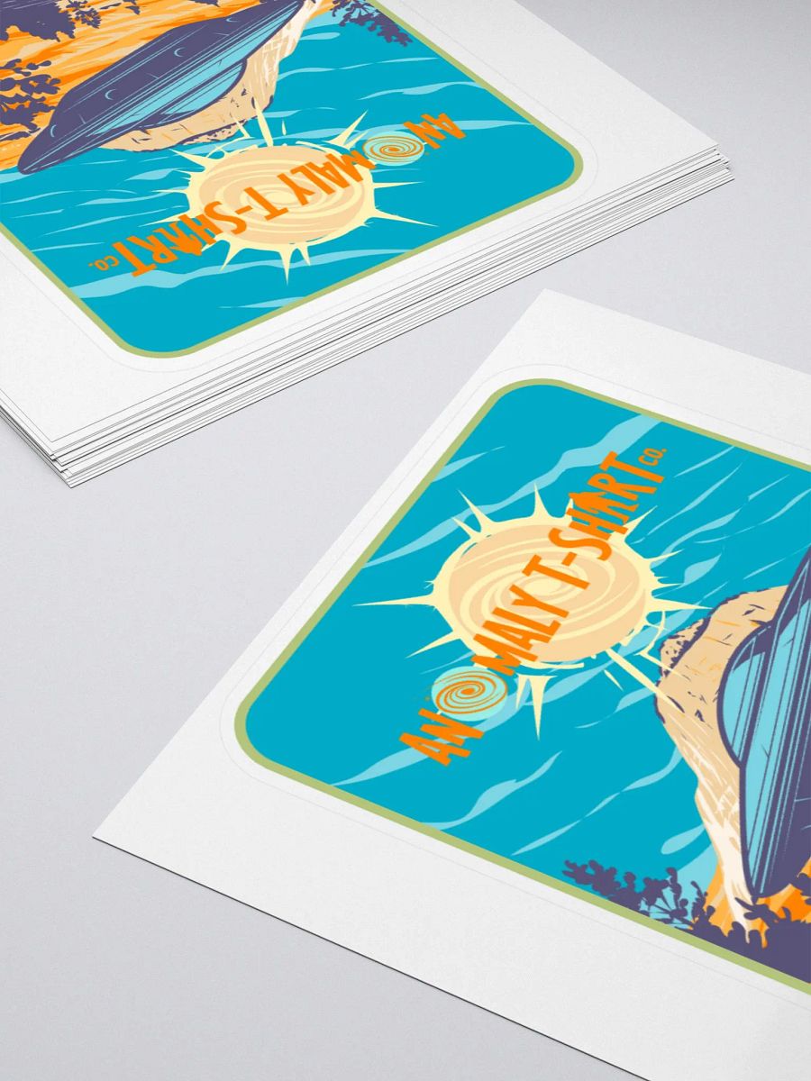 Desert UFO Drag Race Kiss Cut Stickers product image (4)