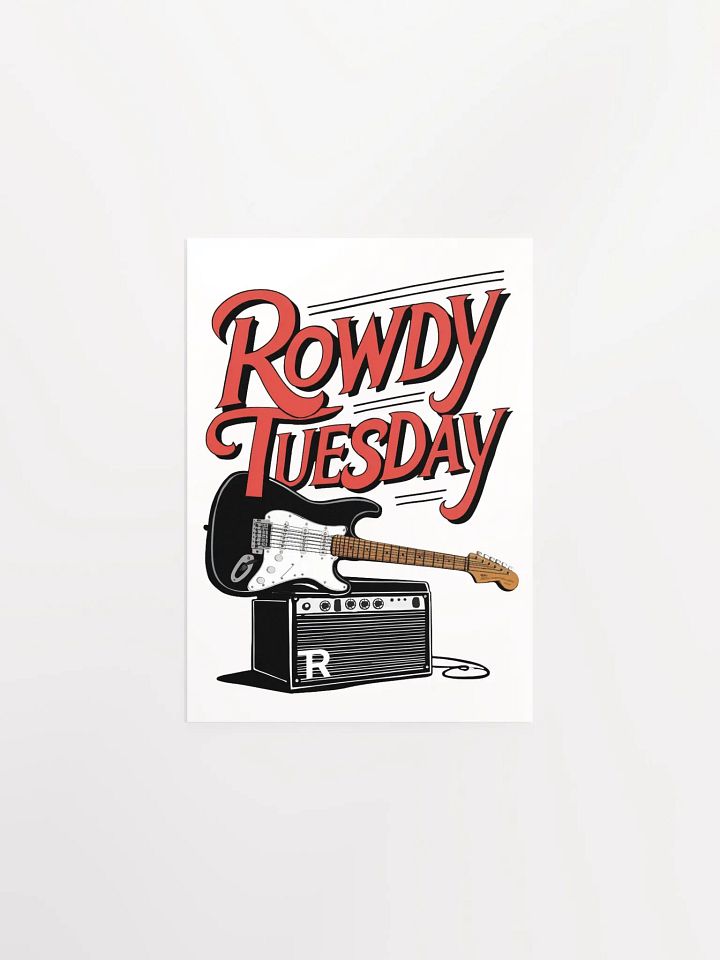 Rowdy Tuesday Poster product image (1)