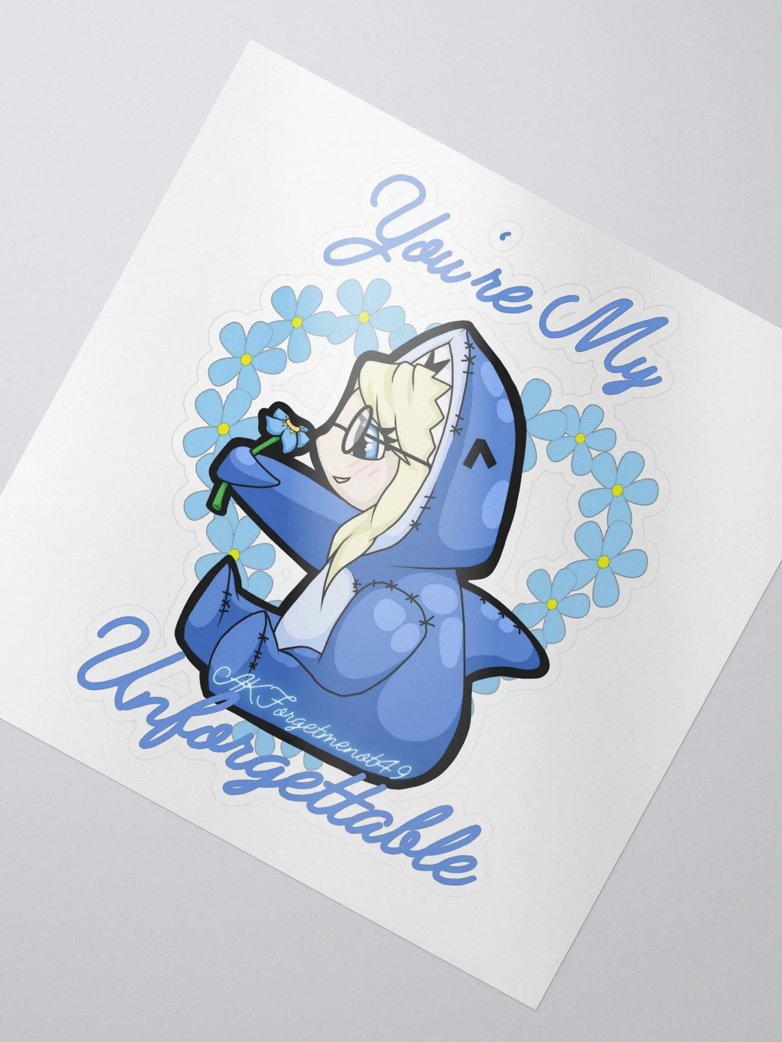 You're My Unforgettable Kiss Cut Stickers product image (2)