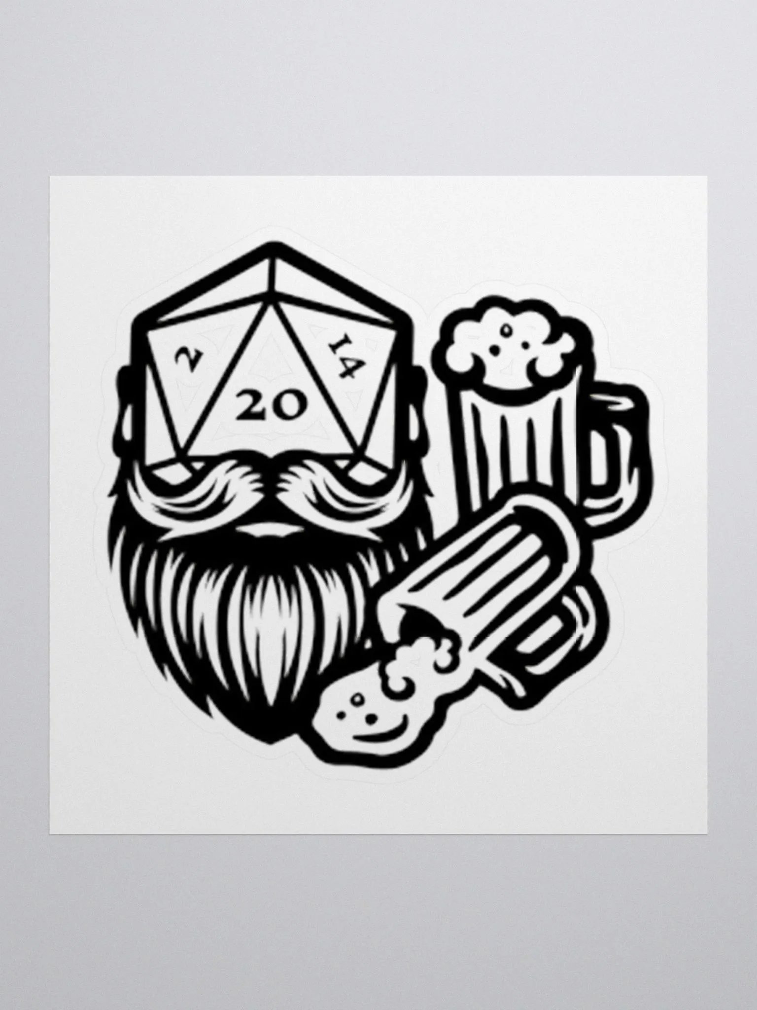 Bros black logo sticker product image (1)