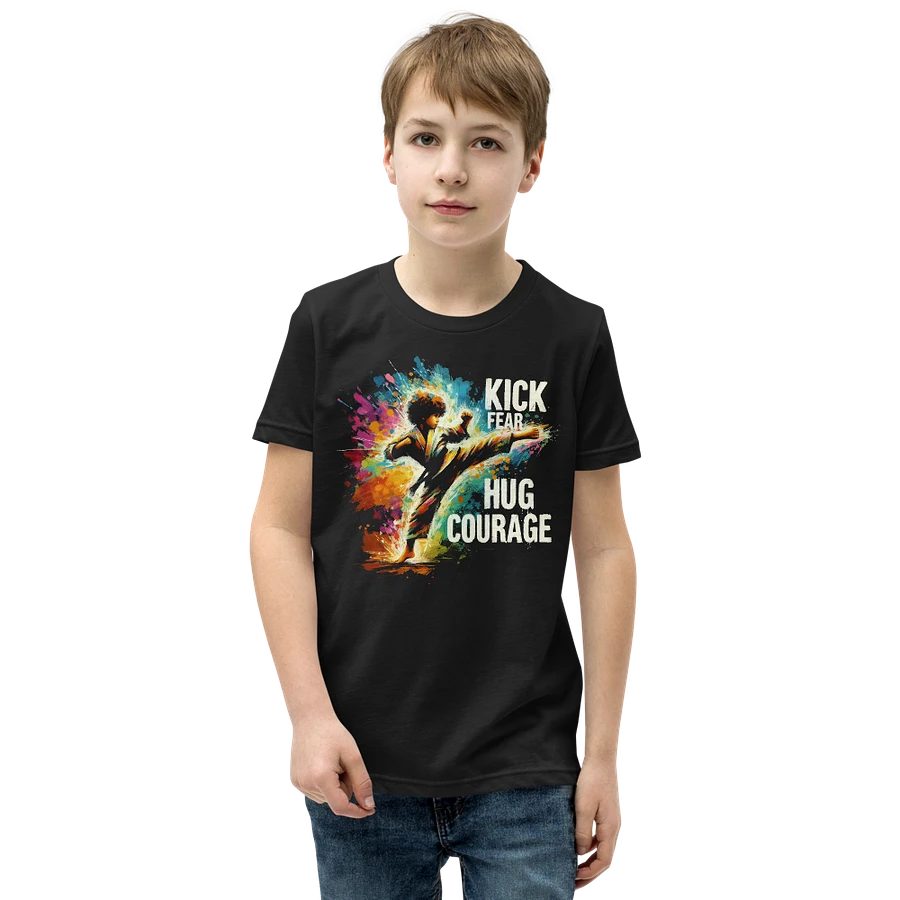 Courage Embrace Karate Youth T-Shirt product image (2)