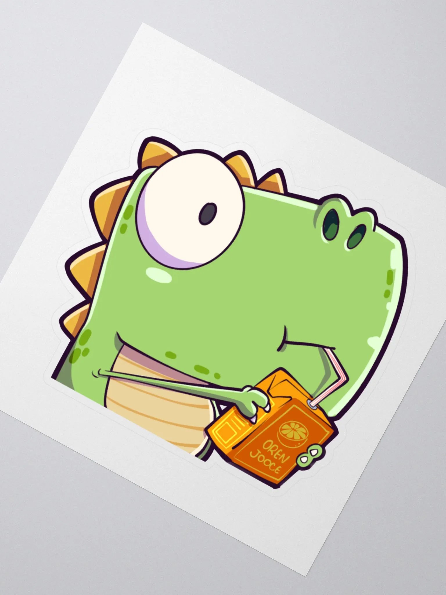 Dino Sip Emote Sticker product image (2)