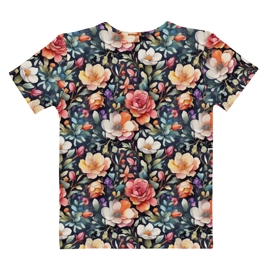 Floral Pattern All Over Print T-shirt product image (9)