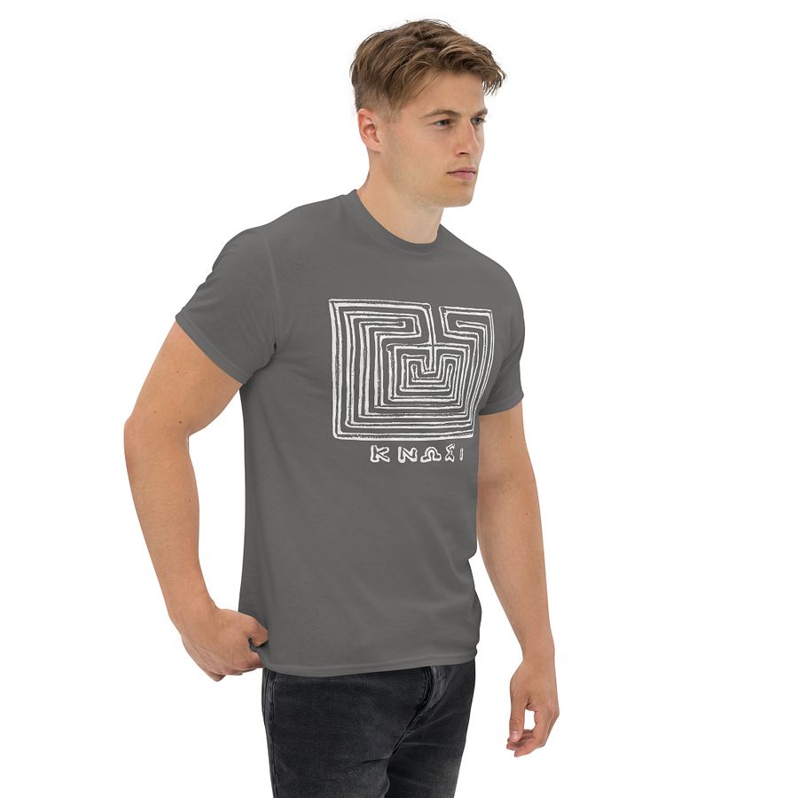 Knossos Labyrinth Authentic Art from 300 BC, Charcoal T-Shirt product image (3)