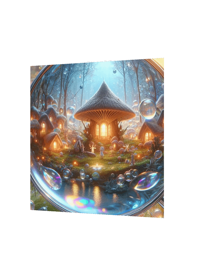 Magnifying Glass Fairy Village Enhanced Matte Paper Poster product image (6)