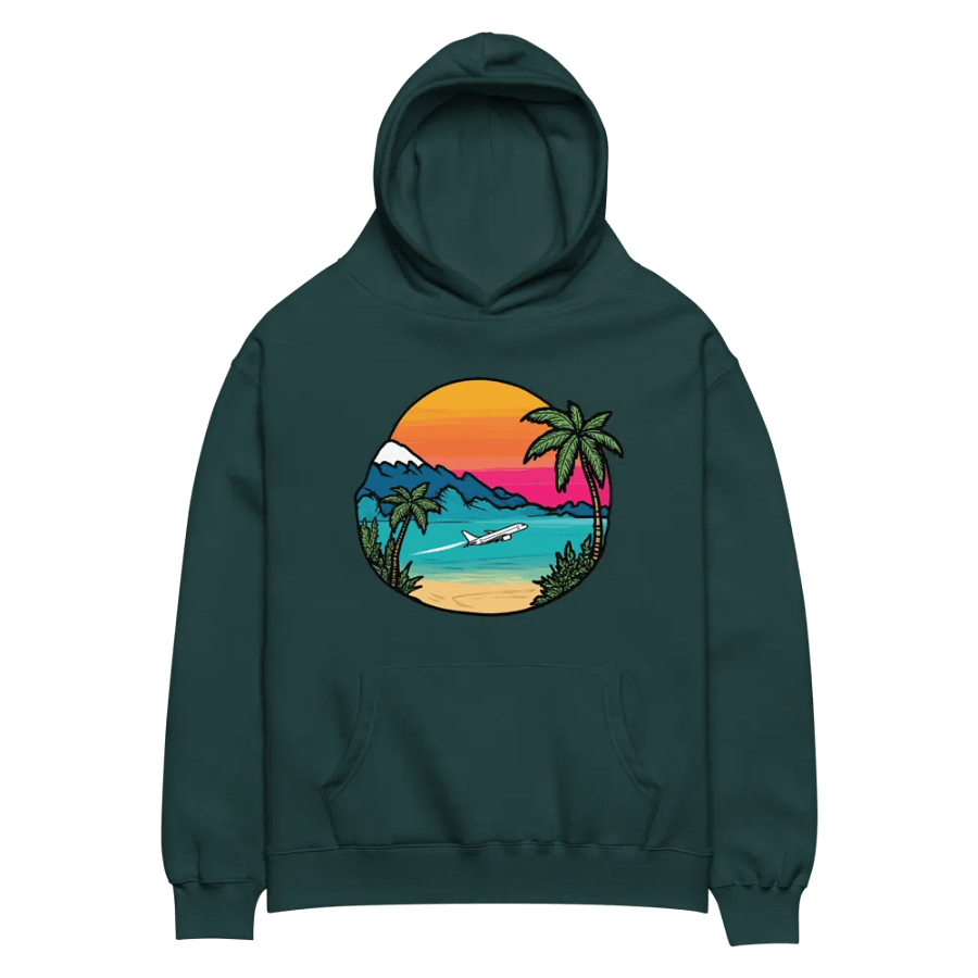 AS Colour Unisex Premium Oversized Hoodie | AI-Designed Symbols of Adventure product image (2)