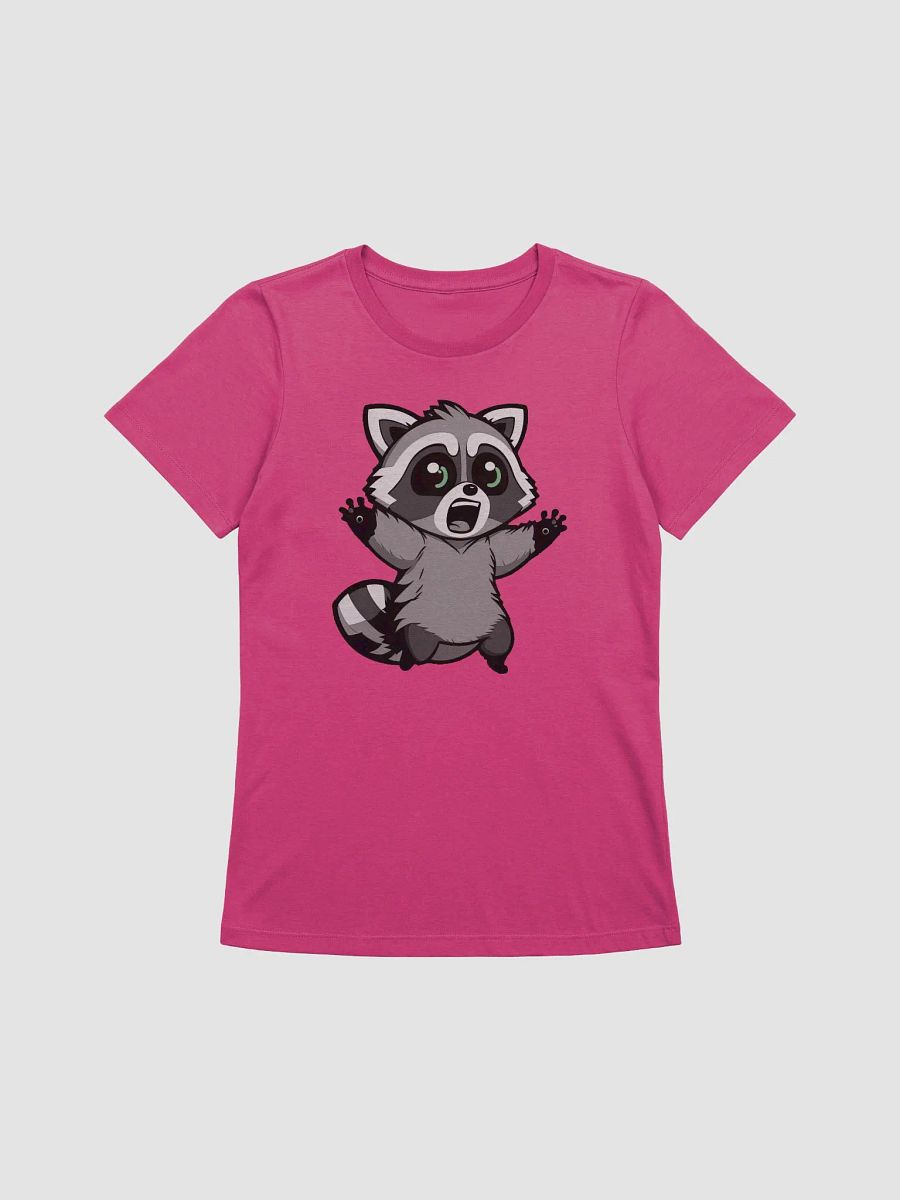 Surprised Sleepy Raccoon Shirt (Womans) product image (2)