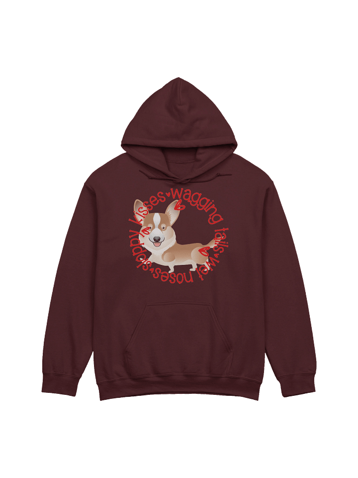 Sloppy Kisses Corgi Hoodie product image (1)