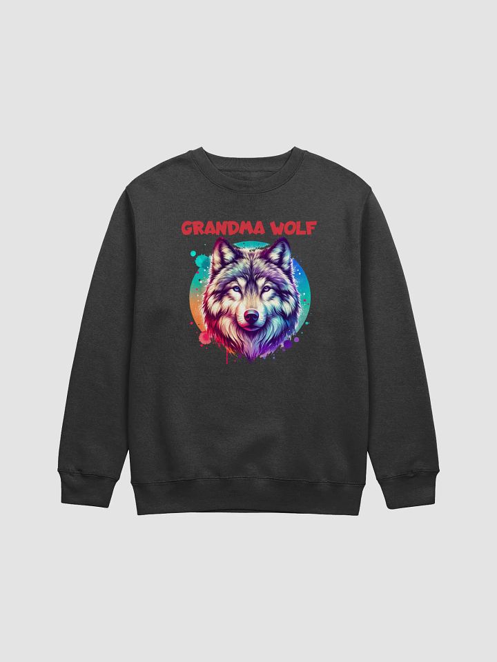 Vibrant Grandma Wolf Crewneck product image (3)