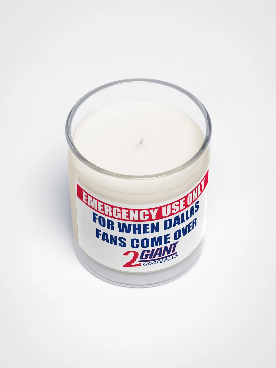 Emergency Candle - For When Dallas Fans Come Over product image (3)