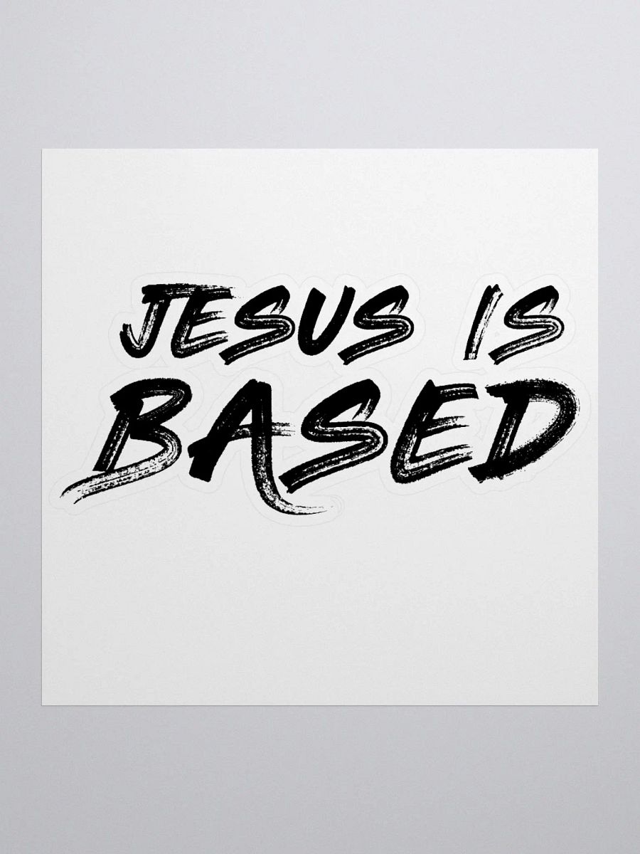 Jesus is Based (Black) product image (2)