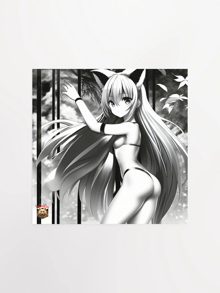 Pin Up Fox Girl Poster -Original Art- product image (1)
