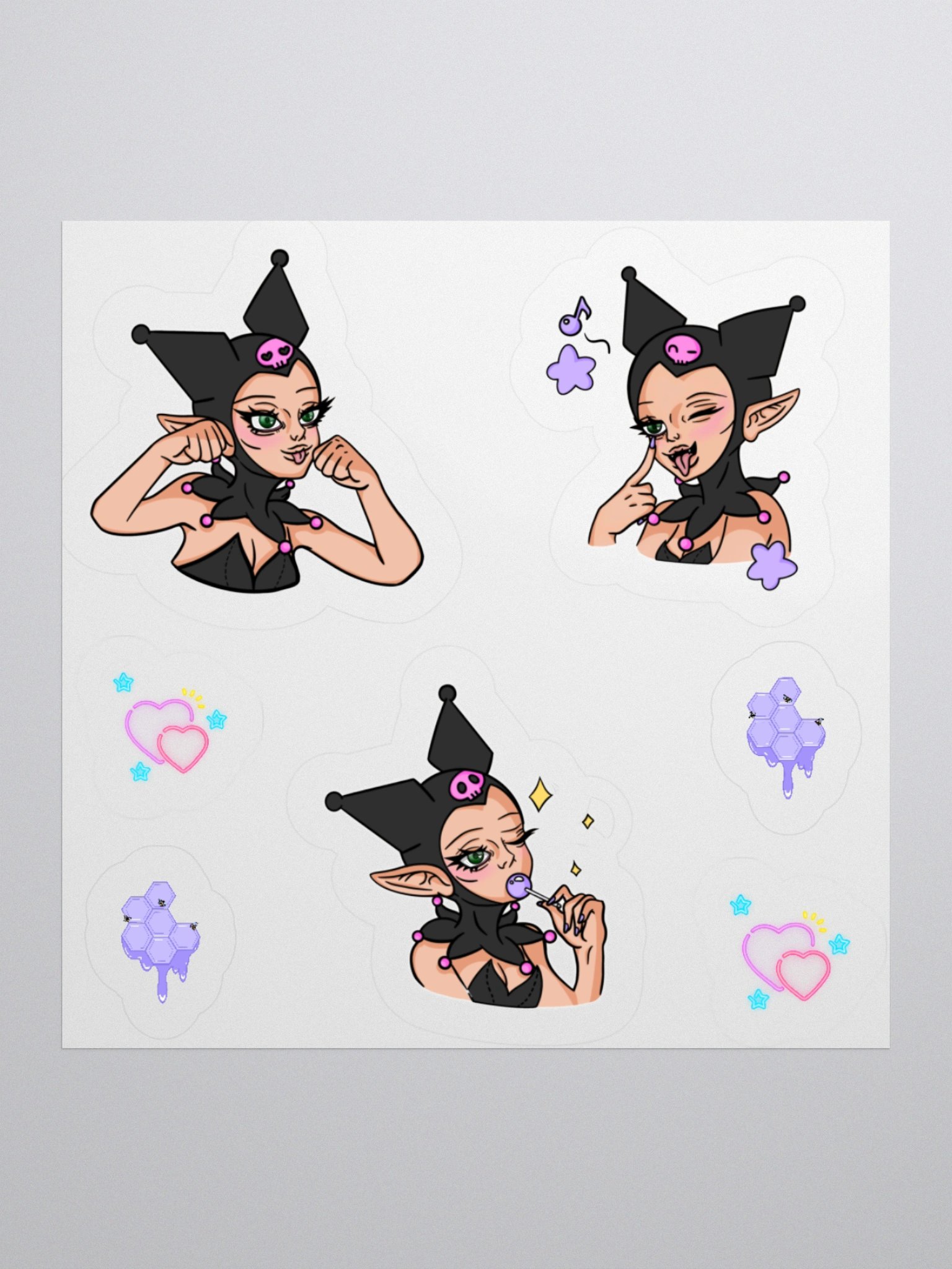 KuromixHon3y Sticker Sheet product image (2)