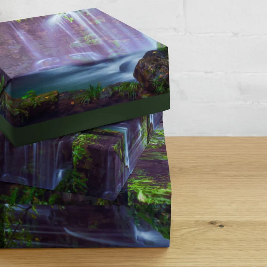 Serene Cascades Wrapping Paper Set product image (7)