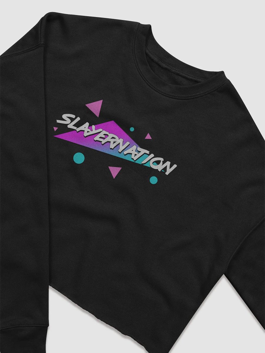 90s SlayerNation Women's Fleece Crop Sweatshirt product image (5)