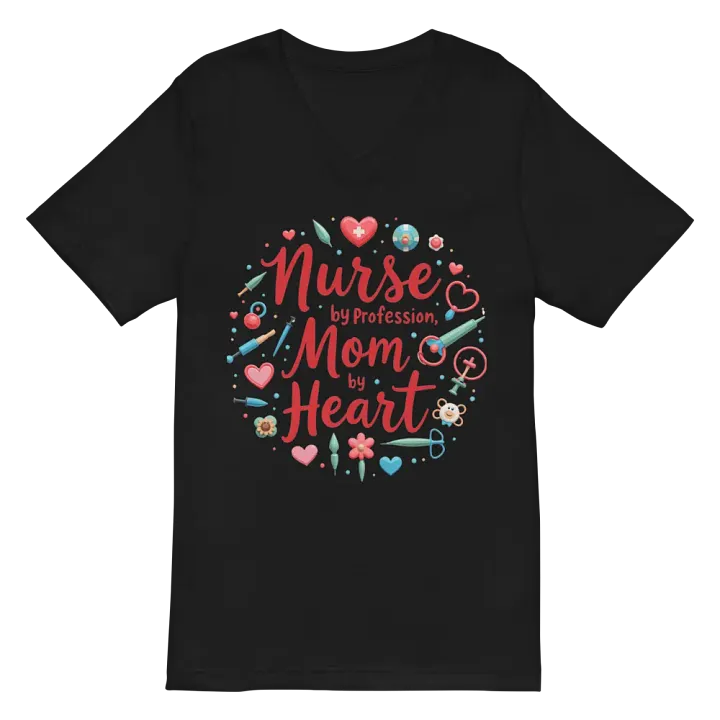 Heartfelt Nurse V-Neck Tee product image (3)