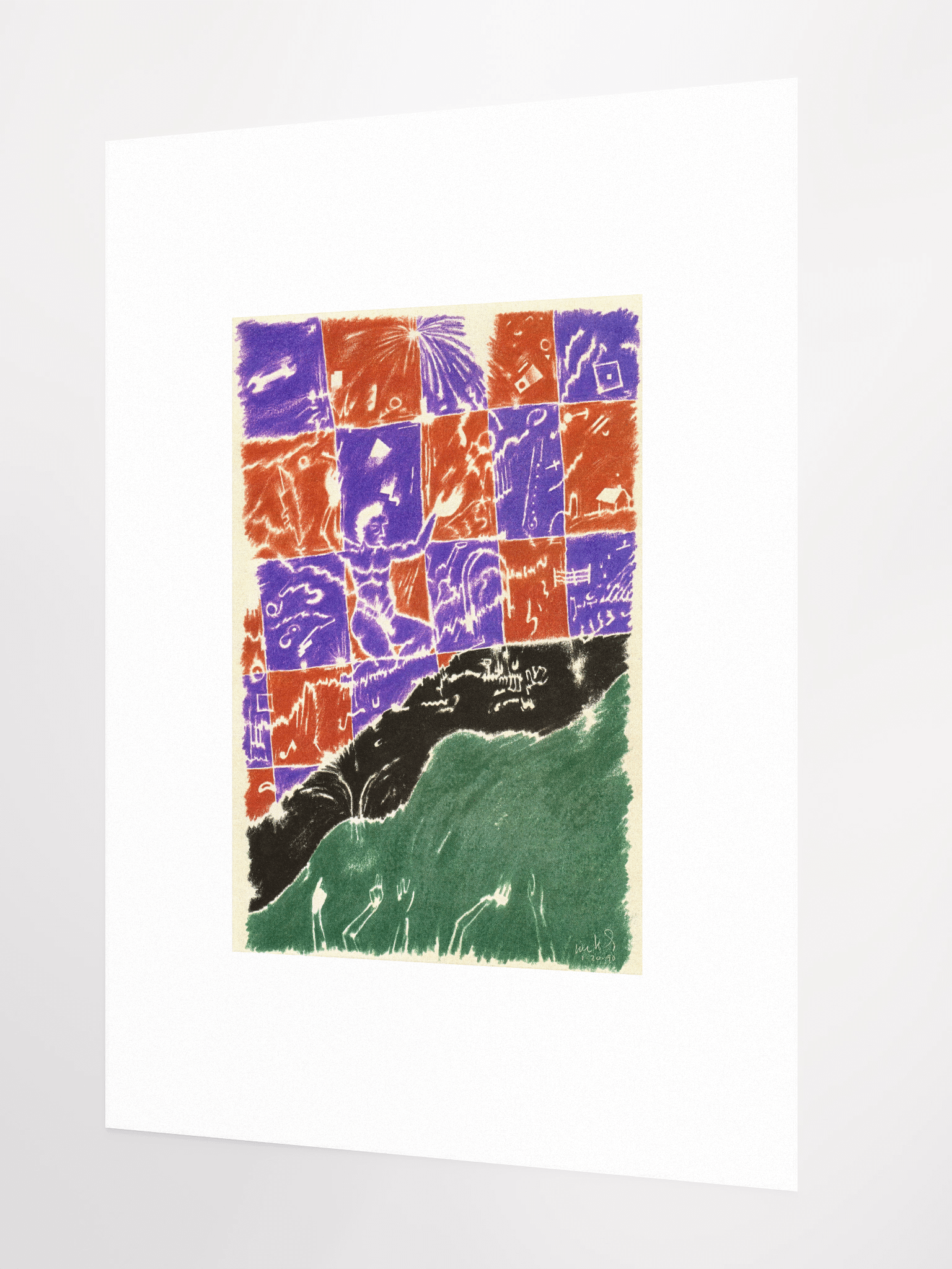 Man over the Grave 01.20.90 Print product image (3)
