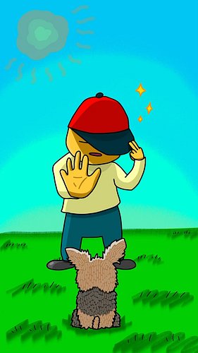 Artist: Astro Dan 
Music: Maps - Yeah Yeah Yeahs 

Hey everyone! I just wanted to give y’all a fun/wholesome animation in ord...