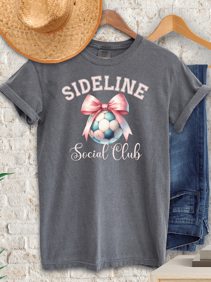 Soccer Sideline Social Club T-Shirt (Homemade) product image (1)