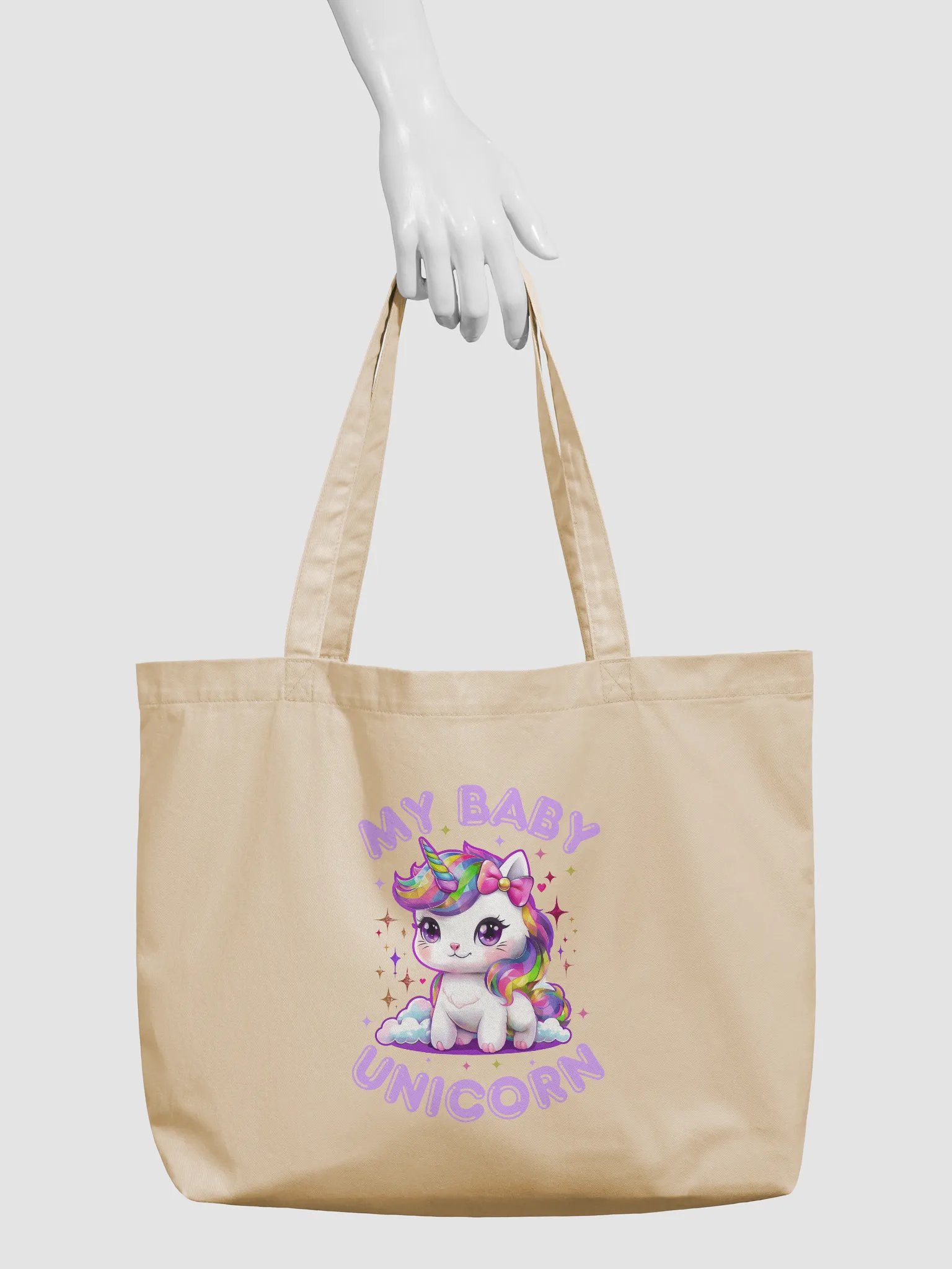 Rainbow Dreams Organic Tote Bag product image (6)