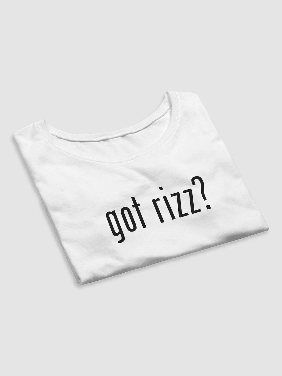 got rizz? Canvas Women's Crop Baby Tee product image (7)