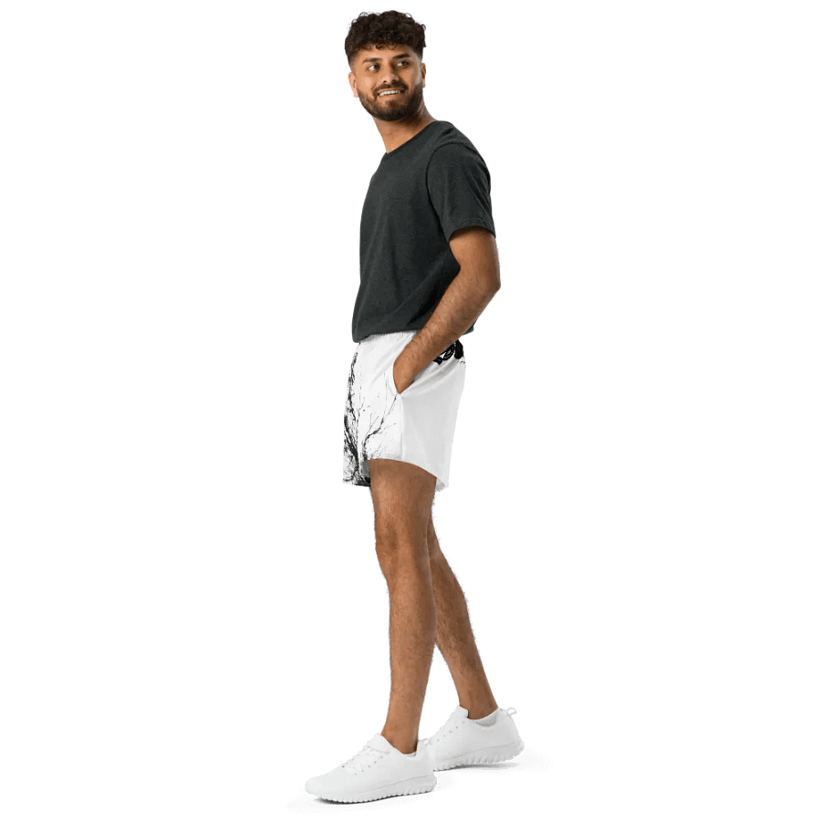 Bamboo Print Unisex Athletic Shorts product image (12)