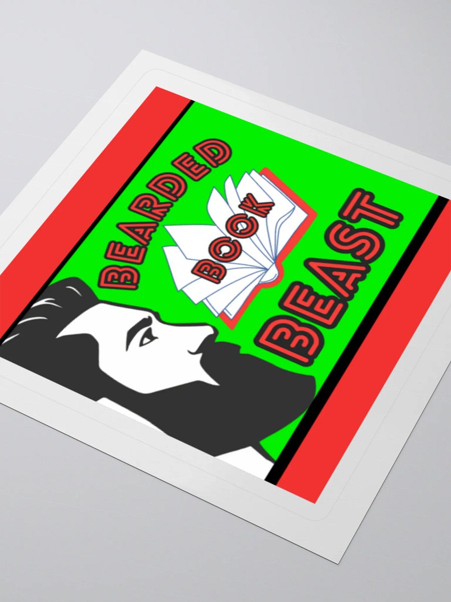 Bearded Book Beast Sticker product image (8)