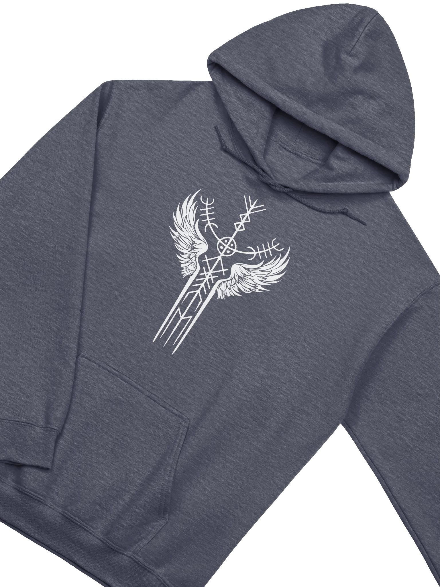 The Valkyrie Stave Hoodie (white print) product image (3)